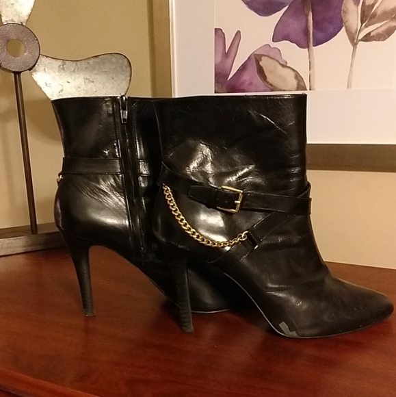 Ralph Lauren Black Boots Size 10B - Picture 3 of 7